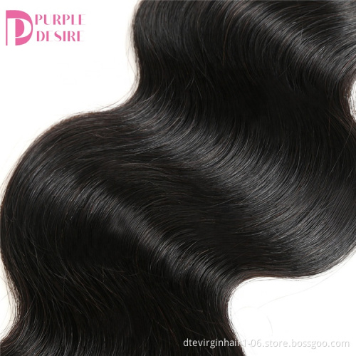 9a Grade Cuticle Aligned Raw Human Hair Body Wave Virgin  Brazilian Human  Hair Extension Hair Bundles